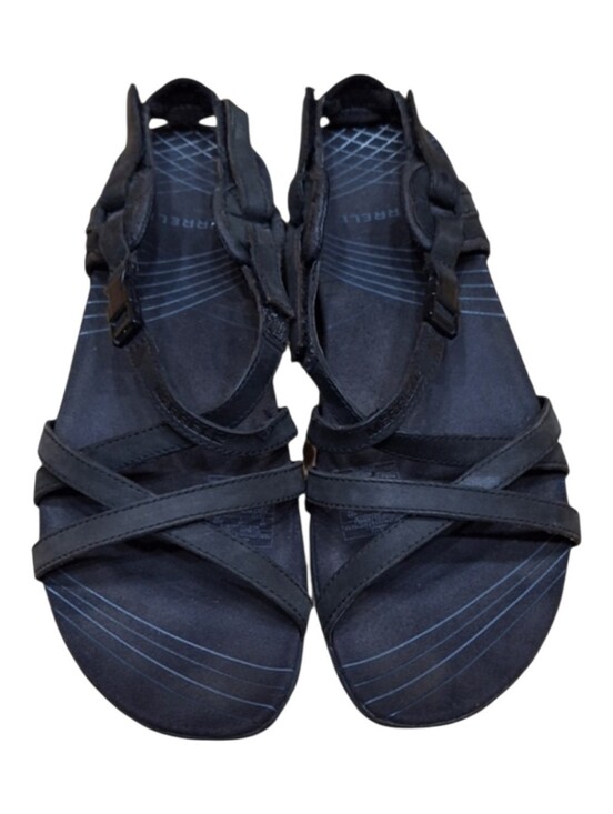 Merrell Shoes - Merrell Aster Bungee Women's Black Strappy Leather Performance Sandals sz8